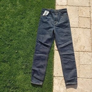 Asos Denim High Rise Jeans Dark Wash